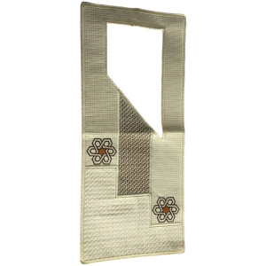 Ready made agbada embroidery patch ERIAGRM0124D