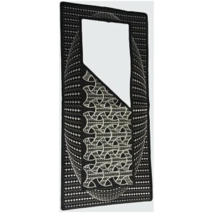 Ready made agbada embroidery patch 153